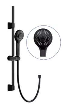 Душевой гарнитур Cersanit NENO черный 63696