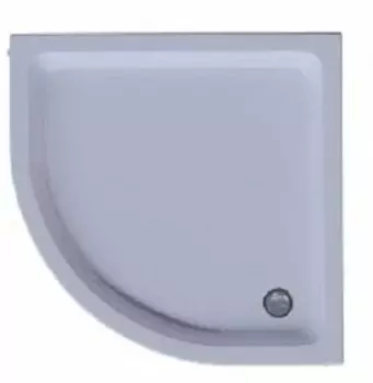 Душевой поддон Aquatek 80х80х15 акриловый, 1/4 круга, с ножками и съемной панелью, без сифона (DPA-0000007)