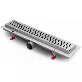 Душевой трап Azario D40(боковой слив) с решеткой Harmony 350мм (AZ-CH 350 H)