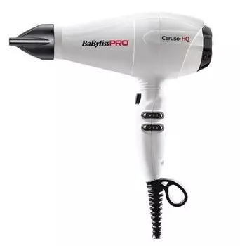 Фен BaByliss Pro CARUSO Ionic 2400W белый (BAB6970WIE)