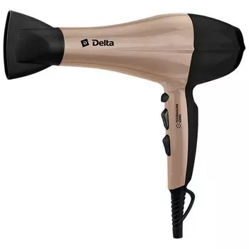Фен Delta DL-0937 черный/бежевый