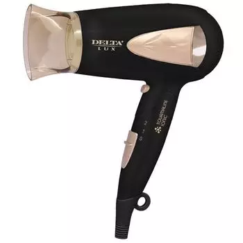 Фен Delta LUX DL-0935 черный с золотым
