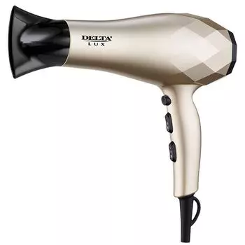 Фен DELTA LUX DL-0941 золотой с черным