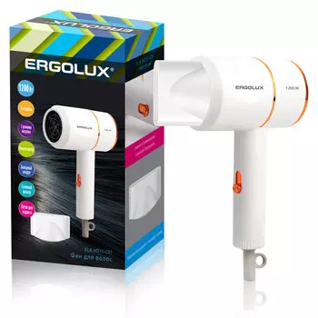 Фен Ergolux ELX-HD11-C01 белый/золото