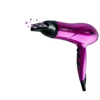 Фен Scarlett SC-HD70I67 малиновый/черный