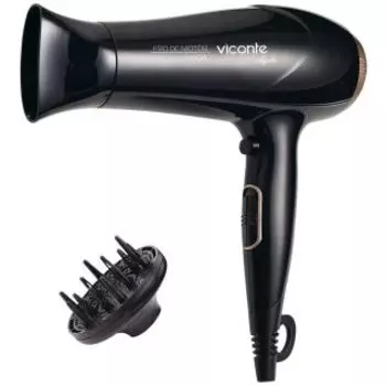 Фен Viconte VC-3723 черный с бронзой
