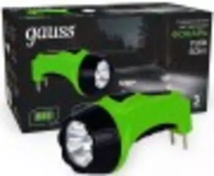 Фонарь портативный Gauss GFL105 черный (GF105)