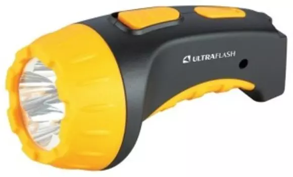 Фонарь портативный Ultraflash LED3804 черный/желтый