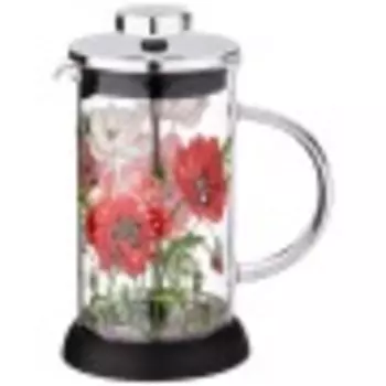 Френч-пресс Agness 894-122 Маки 350мл