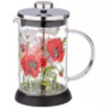 Френч-пресс Agness 894-123 Маки 600мл