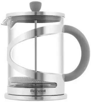 Френч-пресс Rondell Crystal Grey RDS-1669 стальной