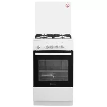 Газовая плита De Luxe 5040.42г (кр) чр белый