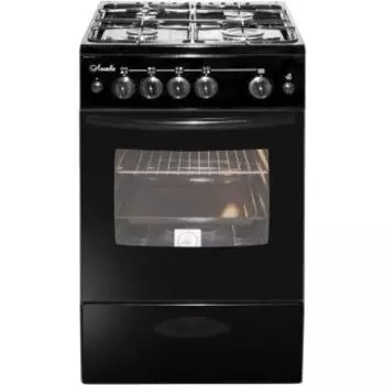 Газовая плита Лысьва ГП 400 М2С-2у черный (стеклянная крышка) ЧР