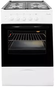 Газовая плита Лысьва ГП 400 МС-2у белый (стеклянная крышка) реш.чугун