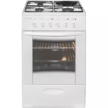 Газовая плита Лысьва ЭГ 1/3г01 МС-2у белый (стеклянная крышка)