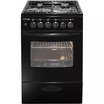 Газовая плита Лысьва ЭГ 401 МС-2у черный (без крышки)