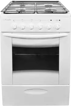 Газовая плита Лысьва ЭГ 4к01 МС-2у белый (стеклянная крышка)