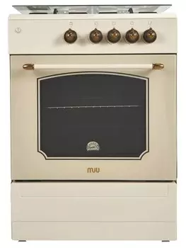 Газовая плита MIU 6017 GKRPCH Ретро бежевая