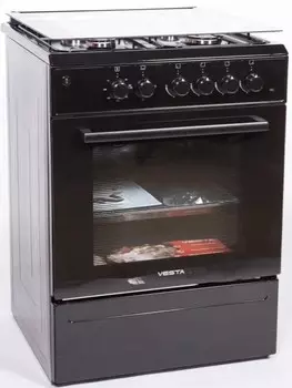 Газовая плита Vesta Valencia VGE 50 10-E Черный