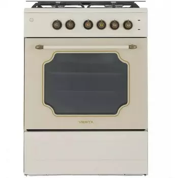 Газовая плита Vesta Valencia VKE 10-E Бежевый Retro CHU