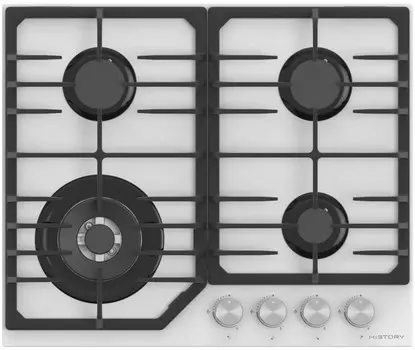 Газовая варочная панель HISTORY HGG 643C FWH