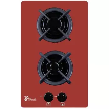 Газовая варочная панель Лысьва GR0200G00 красная (ПГВ 21 К)