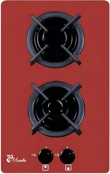 Газовая варочная панель Лысьва GR0260G00 красная (ПГВ 23 К)