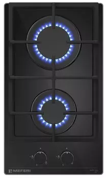 Газовая варочная панель Meferi MGH302BK GLASS LIGHT