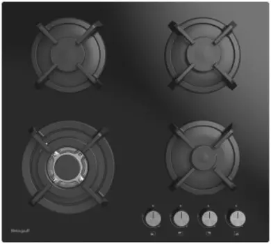 Газовая варочная панель Weissgauff HGG 641 BGB
