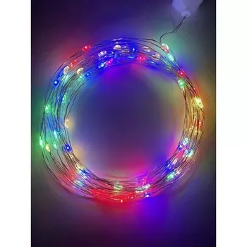 Гирлянда Эра LED ENIN10M Нить, 10м, мультиколор 8 режимов, 220V (Б0041893)