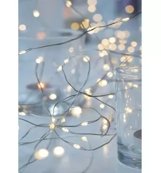 Гирлянда Космос Нить медн. капельки 30м (KOC GIR-V102)