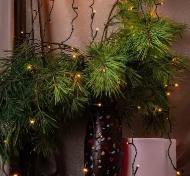 Гирлянда Космос Пучок 1,8мx7 нитей, 126LED, прозрачный провод (KOC TRE-V71)