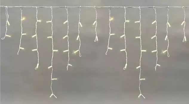 Гирлянда Neon-Night Бахрома с эффектом мерцания 4.8х0.6м 176LED тёплый-белый (255-166)