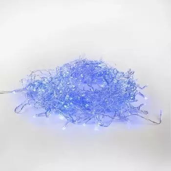 Гирлянда Neon-Night Дождь (занавес) 1,5x1,5м, прозрачный ПВХ, 144LED синие (235-033)