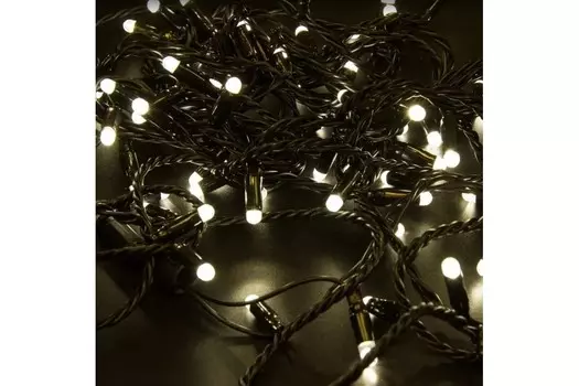 Гирлянда Neon-Night Нить 10м 100LED тёплый-белый без комплекта подключения (305-176)