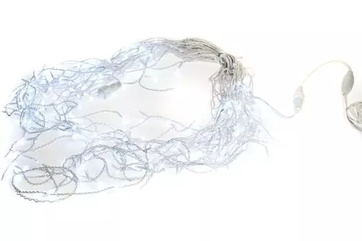 Гирлянда Старт Бахрома 8х0,7 метра 268LED, холодный белый свет (4610116222058)