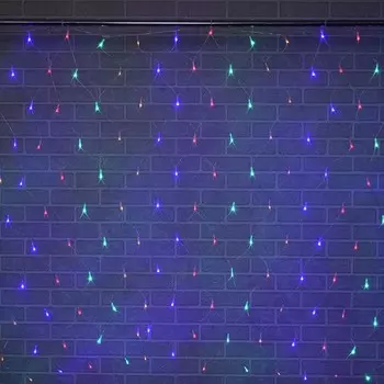 Гирлянда Vegas Сеть 176 разноцветных LED ламп 2х1,5м (55073)