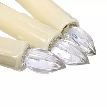 Гирлянда Vegas Свечи на прищепках 6 теплых LED ламп, зеленый провод, 1,5м, соединяемая (55127)