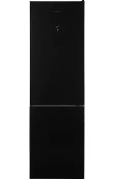 Холодильник Hyundai CC35083F черное стекло