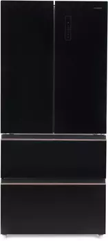 Холодильник Side by Side Hyundai CM5544F черное стекло