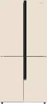 Холодильник Side by Side Weissgauff WCD 450 BEG NoFrost Inverter