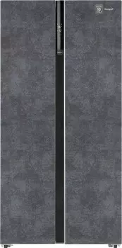 Холодильник Side by Side Weissgauff WSBS 600 NoFrost Inverter Rock Glass
