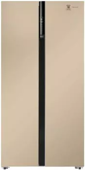Холодильник Side by Side Weissgauff WSBS 600 BeG NoFrost Inverter