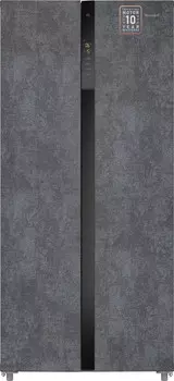 Холодильник Side by Side Weissgauff WSBS 500 Inverter NoFrost Rock Glass