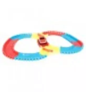 Игрушечный транспорт 1 TOY гибкий трек Мегаполис 107дет. (Т10553)