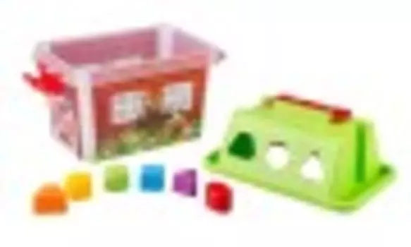 Игрушка для малышей Альтернатива Ферма (контейнер с крышкой, формочки) (М6626)