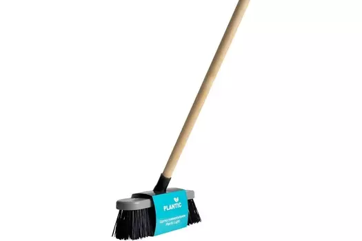 Инвентарь для уборки пола Plantic Light 13160-01 Щетка-метла с черенком