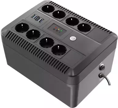 Источник бесперебойного питания EXEGATE NEO NNB-600.LED.AVR.8SH.CH (EX293853RUS)