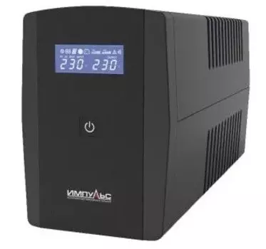 Источник бесперебойного питания Импульс Юниор Смарт 1200 черный (JS12211)