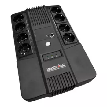 Источник бесперебойного питания Импульс Мастер 800 черный (MT80107)